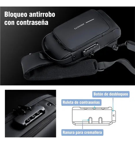 Bolsa Anti-Robo para Hombre