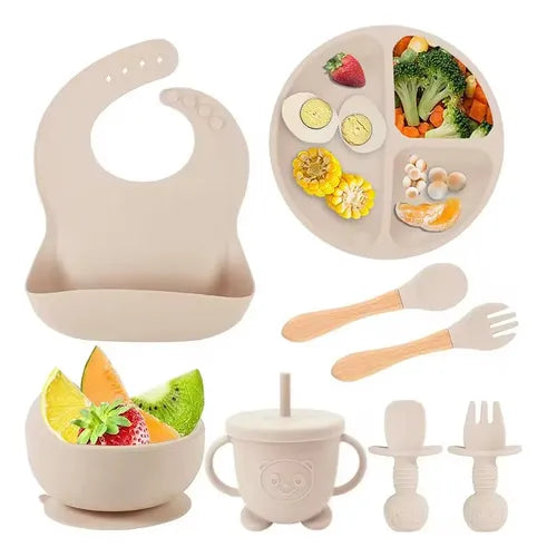 Juego de Cubiertos de Silicon para Bebe
