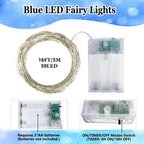 Luzes LED Azul Brillante