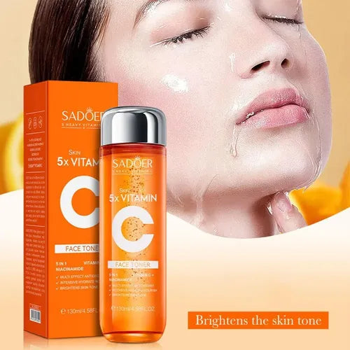 Creme Facial Clareador 5 em 1 com Vitamina C Ativa - Niacinamida - Pele Radiante a Cada Aplicação
