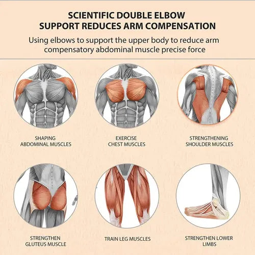 Rolo Abdominal con Soporte para Codos