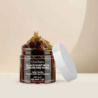 Jabon Negro Marroqui Oceaura con Argan y Rosa 200g