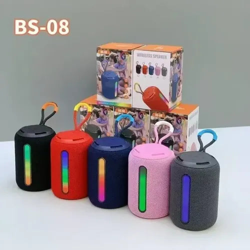 Caixa de Som Portátil Bluetooth RGB