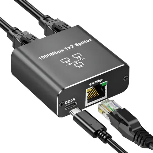 Divisor de Internet 2 en 1 con Cable USB