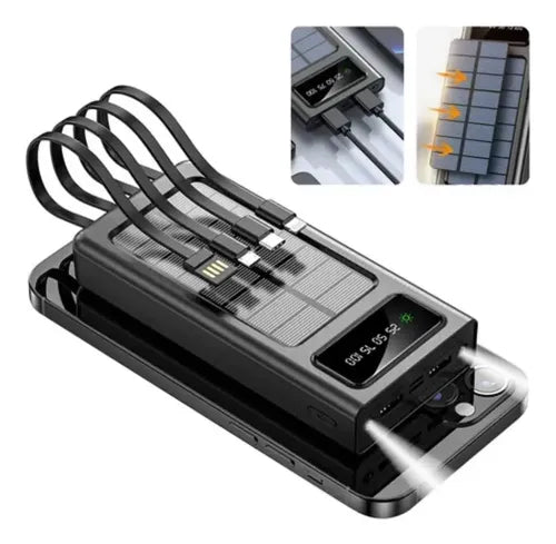 Cargador Solar 12000mAh Portatil