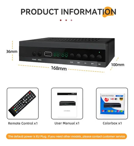 Receptor Digital HD 1080p con Grabación