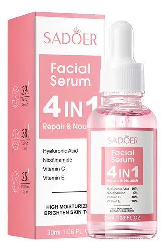 Sérum Facial 4 en 1 Repara y Nutre