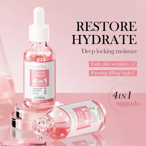 Sérum Facial 4 en 1 Repara y Nutre