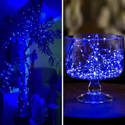 Luzes LED Azul Brillante
