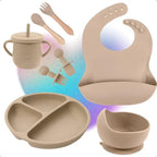 Juego de Cubiertos de Silicon para Bebe