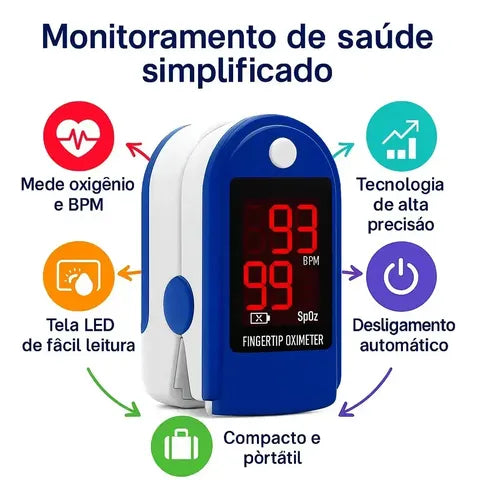 Pulsioxímetro Digital Pediátrico para Niños