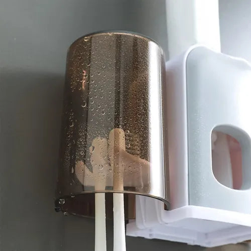 Soporte Escova Dientes con Dispensador Dental