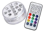 Luz LED RGB Sumergible para Piscina con Control Remoto
