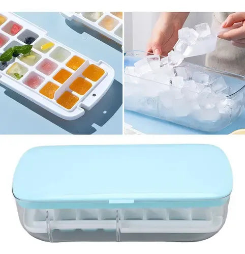 Máquina de Hacer Cubos de Hielo 2 en 1