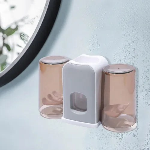 Soporte Escova Dientes con Dispensador Dental