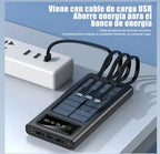Cargador Solar 12000mAh Portatil
