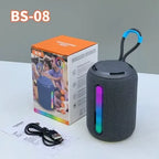 Caixa de Som Portátil Bluetooth RGB