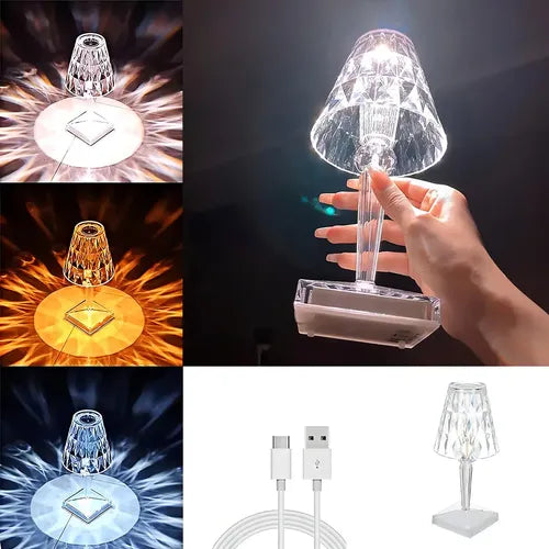 Lámpara LED de Cristal Elegante