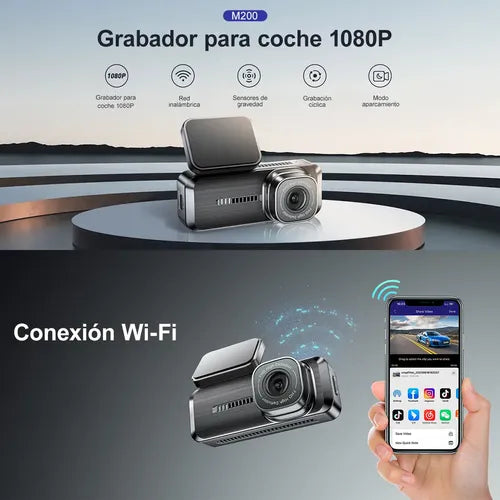 Grabadora de coche 1296p