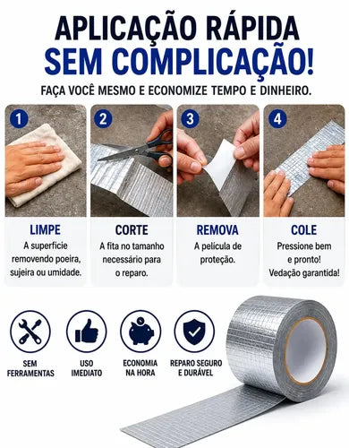 Cinta Decorativa Premium Brillante e Impermeable