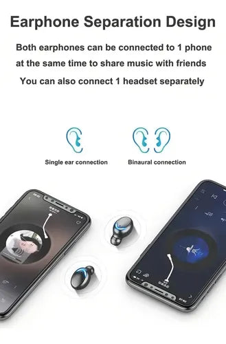 Auriculares Bluetooth con Pantalla LED