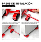 Rodillos para muebles pesados