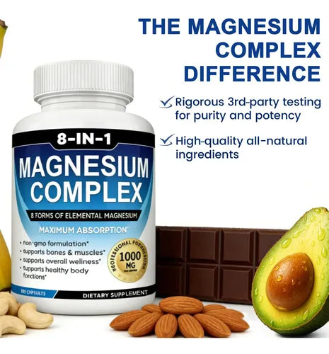 Suplemento Complejo de Magnesio 1000mg
