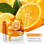 Máscara Facial Iluminadora Naranja