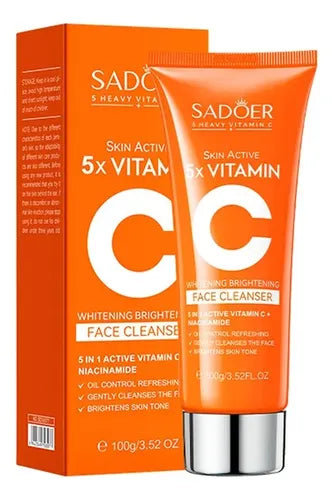 Limpia y Ilumina Facial con 5 Vitaminas C
