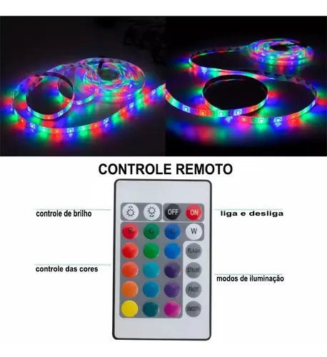 Cinta LED RGB 5m