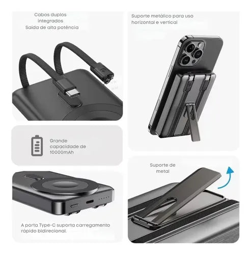 Cargador Magnético Inalámbrico 10000mAh