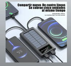 Cargador Solar 12000mAh Portatil