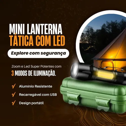 Lámpara Recargable Mini con Zoom