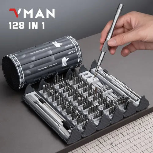 Kit Chaves de Precisión - Caja Organizadora Cilíndrica