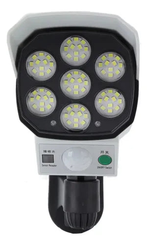Lampara Solar Camara Seguridad