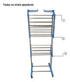 Varal 3 Niveles Plegable