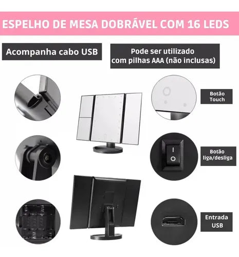 Espejo Luminoso Elite