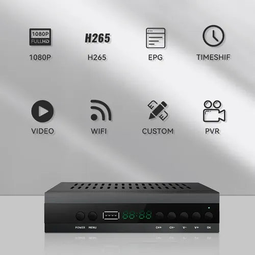 Receptor Digital HD 1080p con Grabación