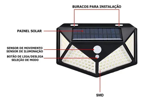 Luz Solar 20W Combo