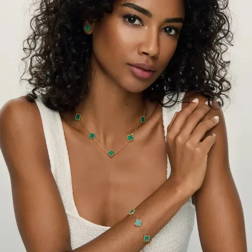Collar de Trébol de 4 Hojas