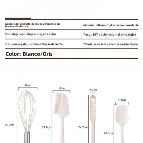 Conjunto de cocina pro con silicona