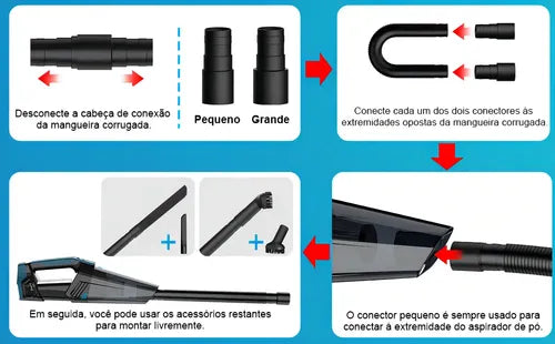Aspirador Portátil Potente