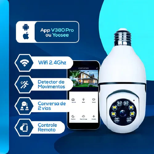 Cámara Wi-Fi Lámpara Inteligente