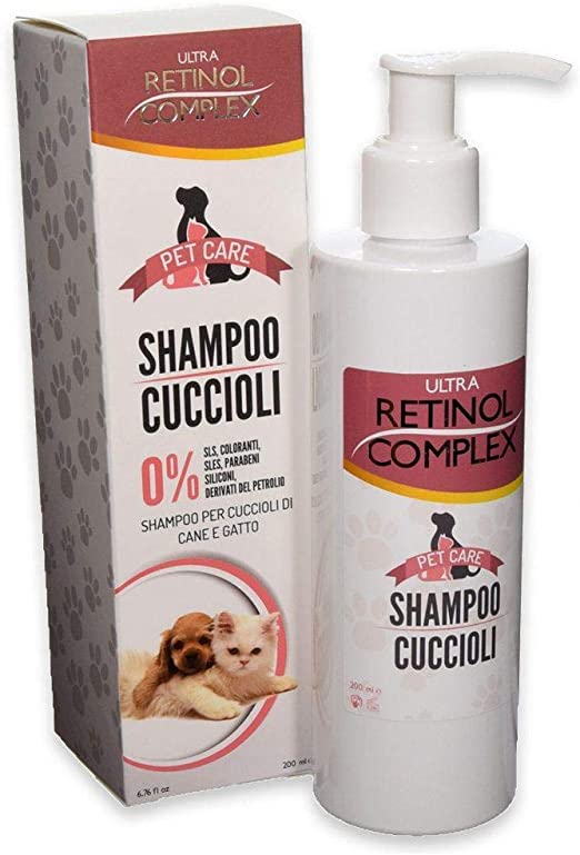Shampoo Retinol para Cachorros