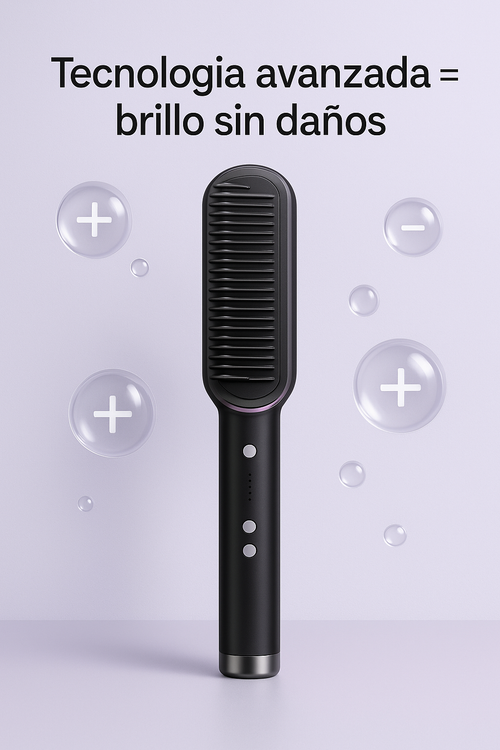 Instant Hair Straightener Brush