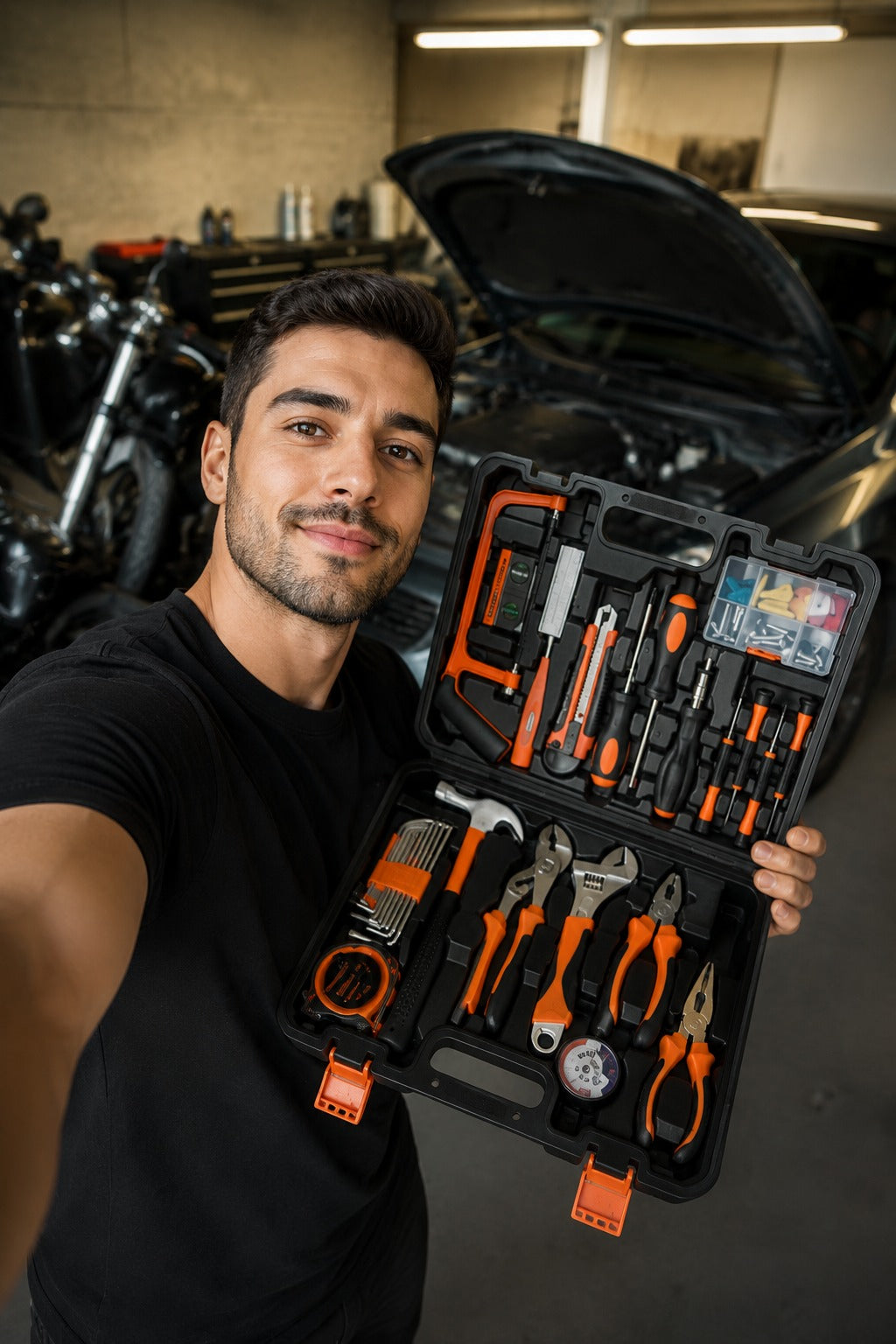 Kit de Herramientas Profesional 105 Piezas – Todo lo que necesitas en un solo maletín
