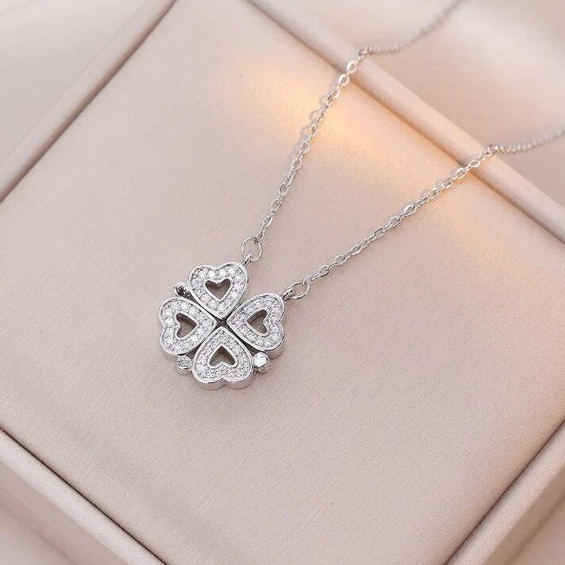 Collar Corazón de Trébol