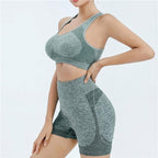 Leggings de yoga gris