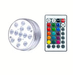 Luz LED RGB Sumergible para Piscina con Control Remoto