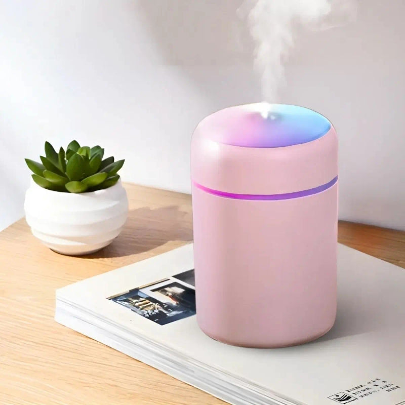 Humidificador Rosa LED